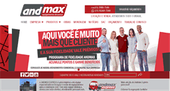 Desktop Screenshot of andmax.com.br