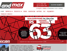 Tablet Screenshot of andmax.com.br